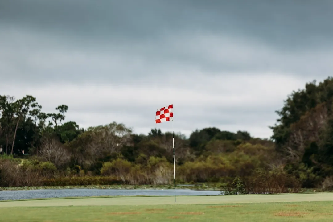 California golf course with fairway and green