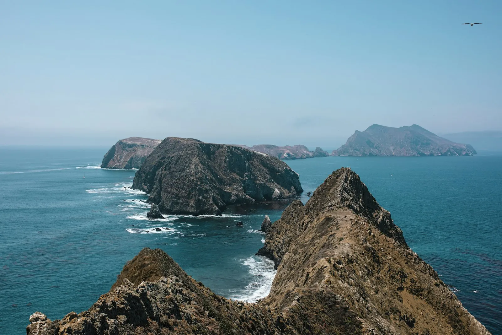 Channel Islands National Park rugged coast and sea caves