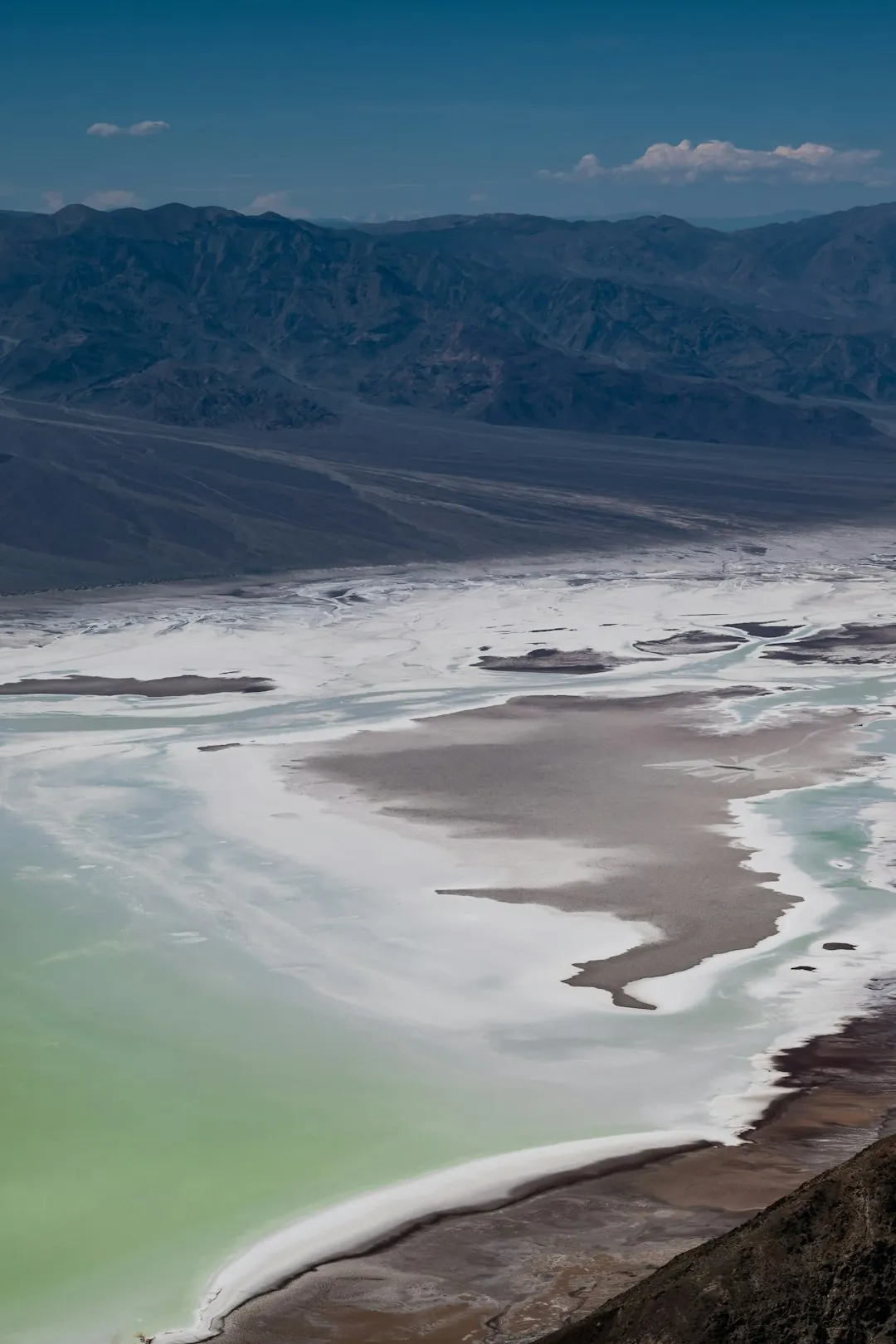 Death Valley National Park badlands and salt flats
