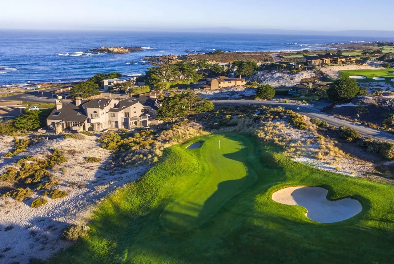 Coastal golf landscape on the Monterey Peninsula