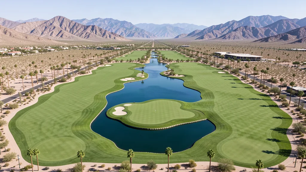 PGA West TPC Stadium course in the Coachella Valley desert