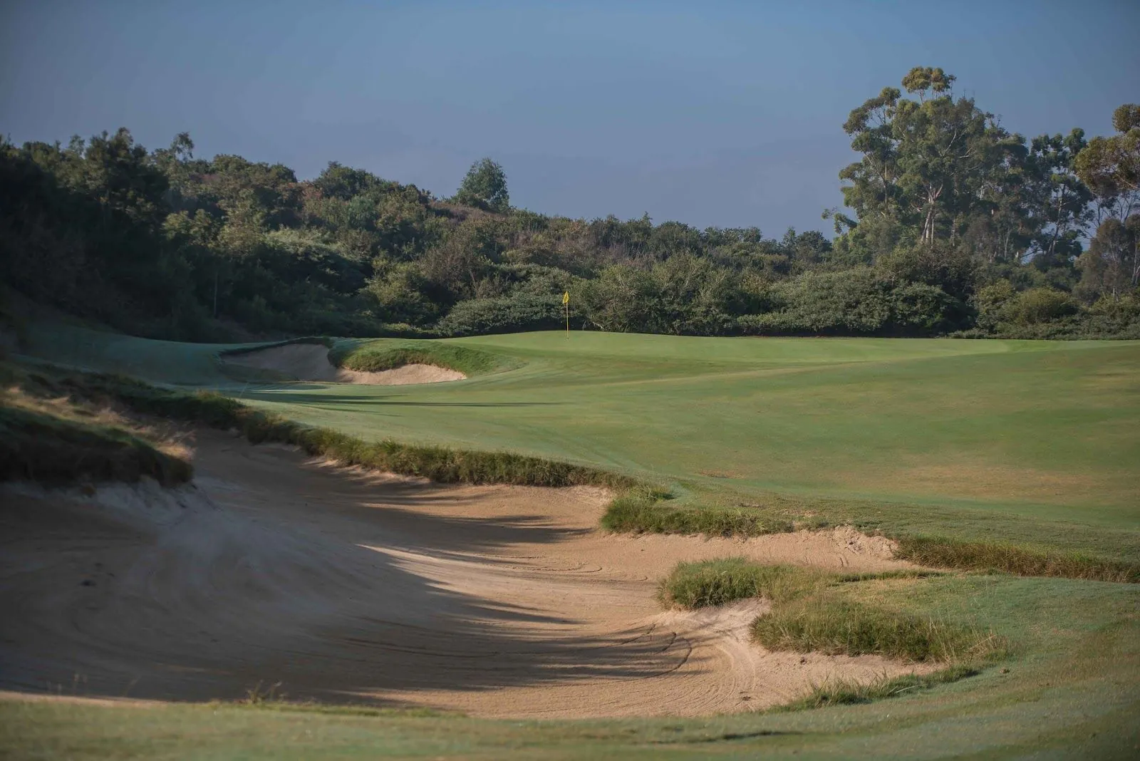 Torrey Pines ocean cliff golf course in San Diego